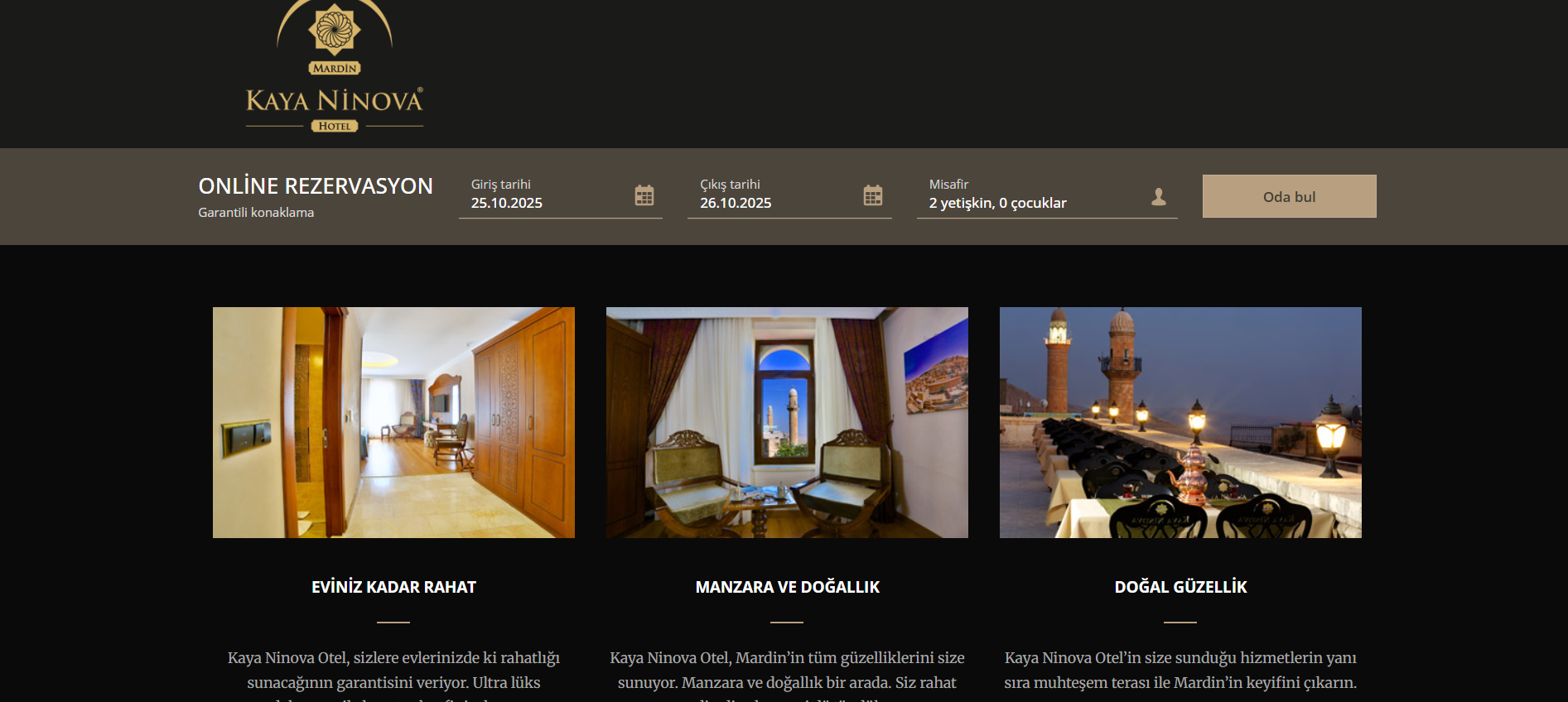 Tarihin Kalbinde Konfor ve Zarafet – Kaya Ninova Otel 1 Kaya Ninova Otel